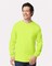 Gildan® Ultra Cotton Long Sleeve Crewneck T-Shirt for Work or Casual Wear